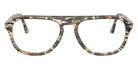 Persol® PO3368V Eyeglasses PO3368V 1221 56 - Amber Brown/Pirate Black
