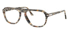 Persol® PO3368V Eyeglasses PO3368V 1221 56 - Amber Brown/Pirate Black