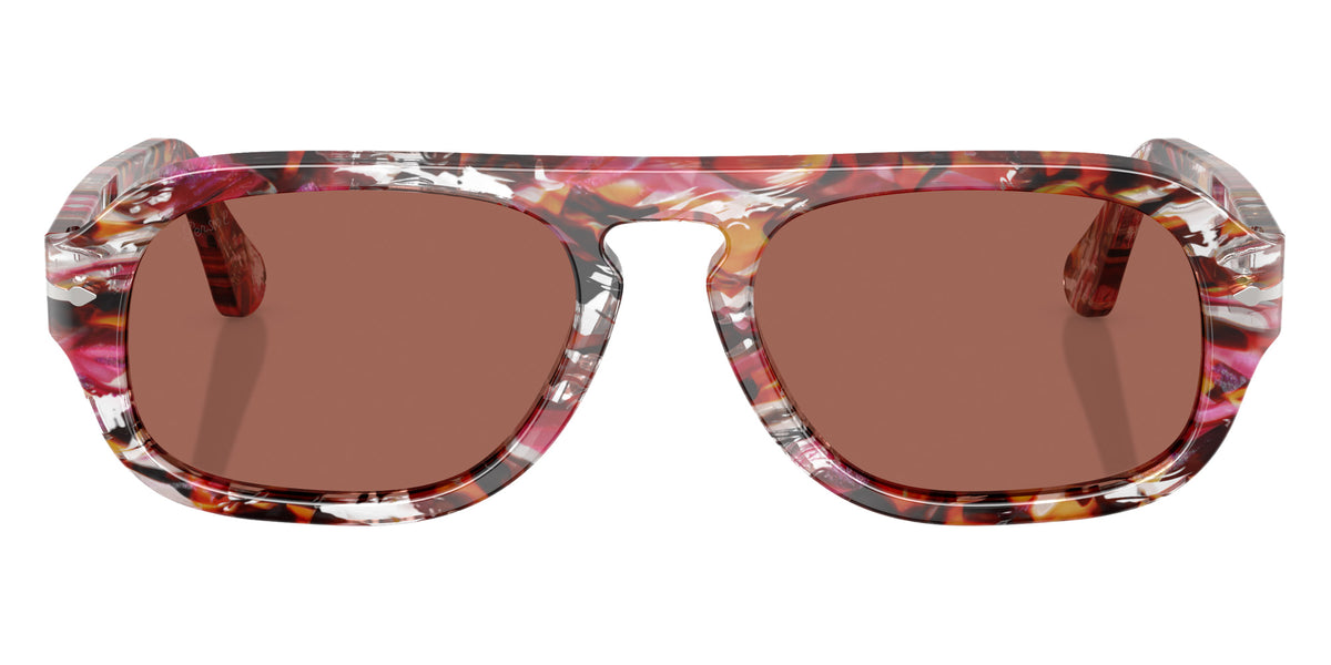 Persol® PO3369S Sunglasses PO3369S 1220H2 56 - Cyclamen/Khaki Terracotta Brow