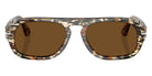 Persol® PO3369S Sunglasses PO3369S 122157 56 - Amber Brown/Pirate Black Brown