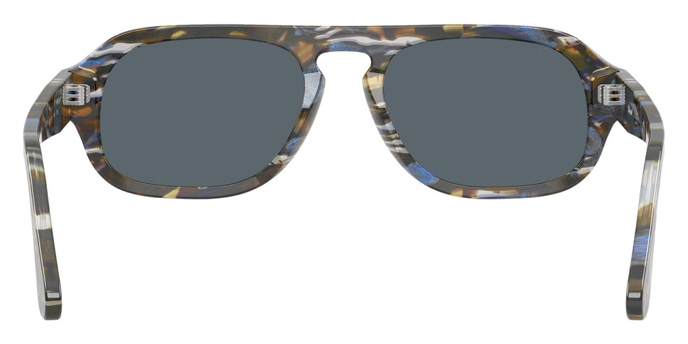 Persol® PO3369S Sunglasses PO3369S 1222R5 56 - Frost Grey/Nautical Blue Blue