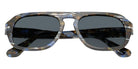 Persol® PO3369S Sunglasses PO3369S 1222R5 56 - Frost Grey/Nautical Blue Blue