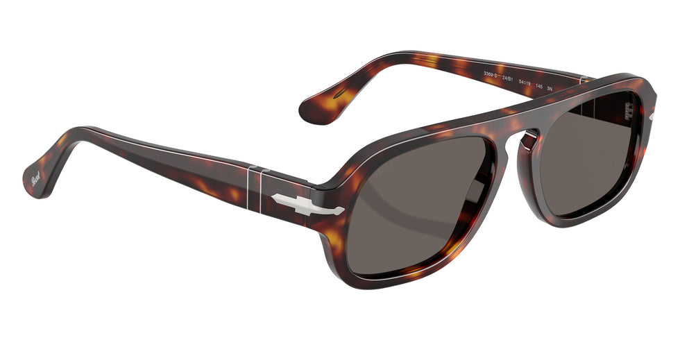 Persol® PO3369S Sunglasses PO3369S 24/B1 54 - Havana Dark Grey