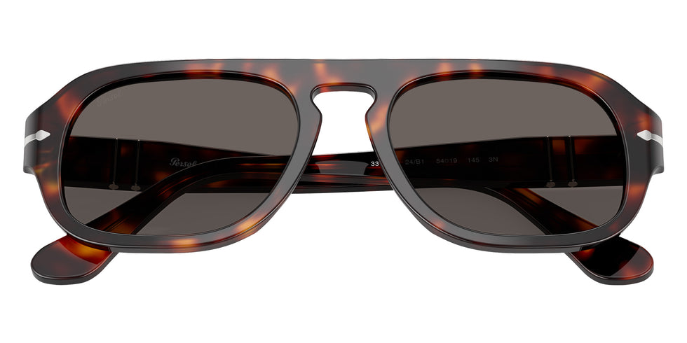 Persol® PO3369S Sunglasses PO3369S 24/B1 54 - Havana Dark Grey