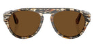 Persol® PO3370S Sunglasses PO3370S 122157 56 - Amber Brown/Pirate Black Brown