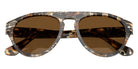 Persol® PO3370S Sunglasses PO3370S 122157 56 - Amber Brown/Pirate Black Brown