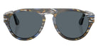 Persol® PO3370S Sunglasses PO3370S 1222R5 56 - Frost Grey/Nautical Blue Blue