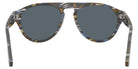 Persol® PO3370S Sunglasses PO3370S 1222R5 56 - Frost Grey/Nautical Blue Blue