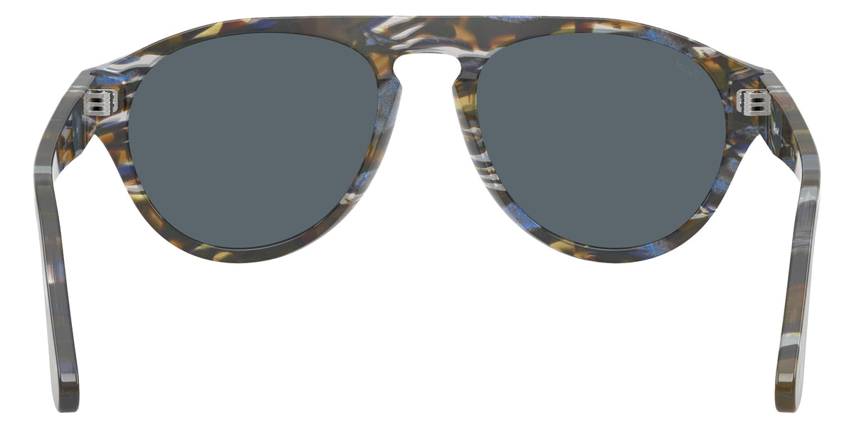 Persol® PO3370S Sunglasses PO3370S 1222R5 56 - Frost Grey/Nautical Blue Blue