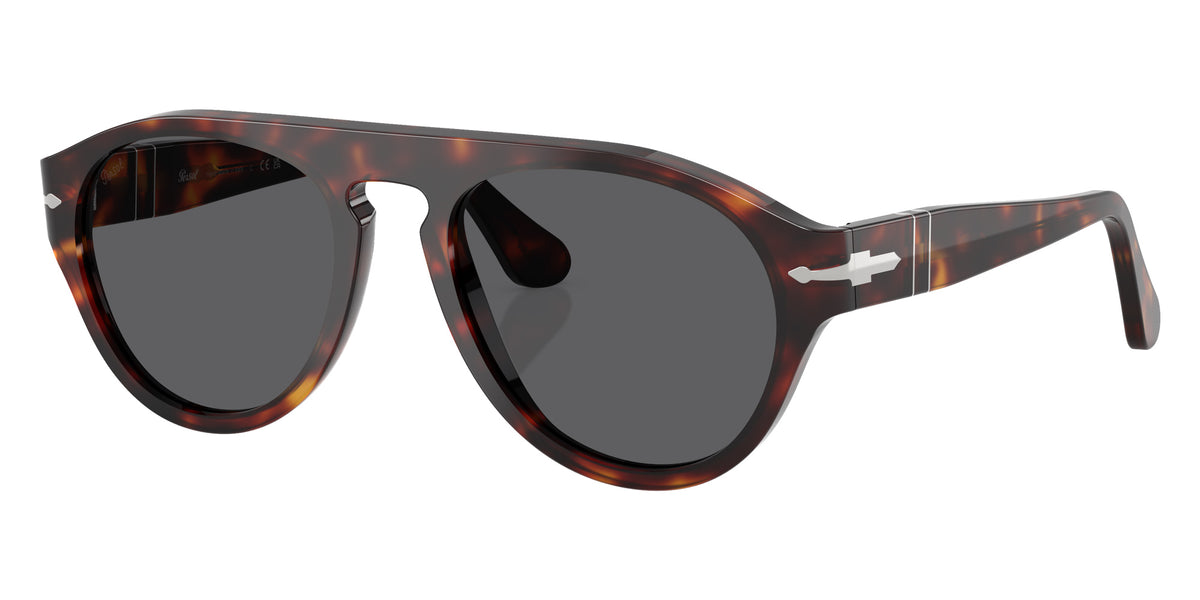 Persol® PO3370S Sunglasses PO3370S 24/B1 56 - Havana Dark Grey