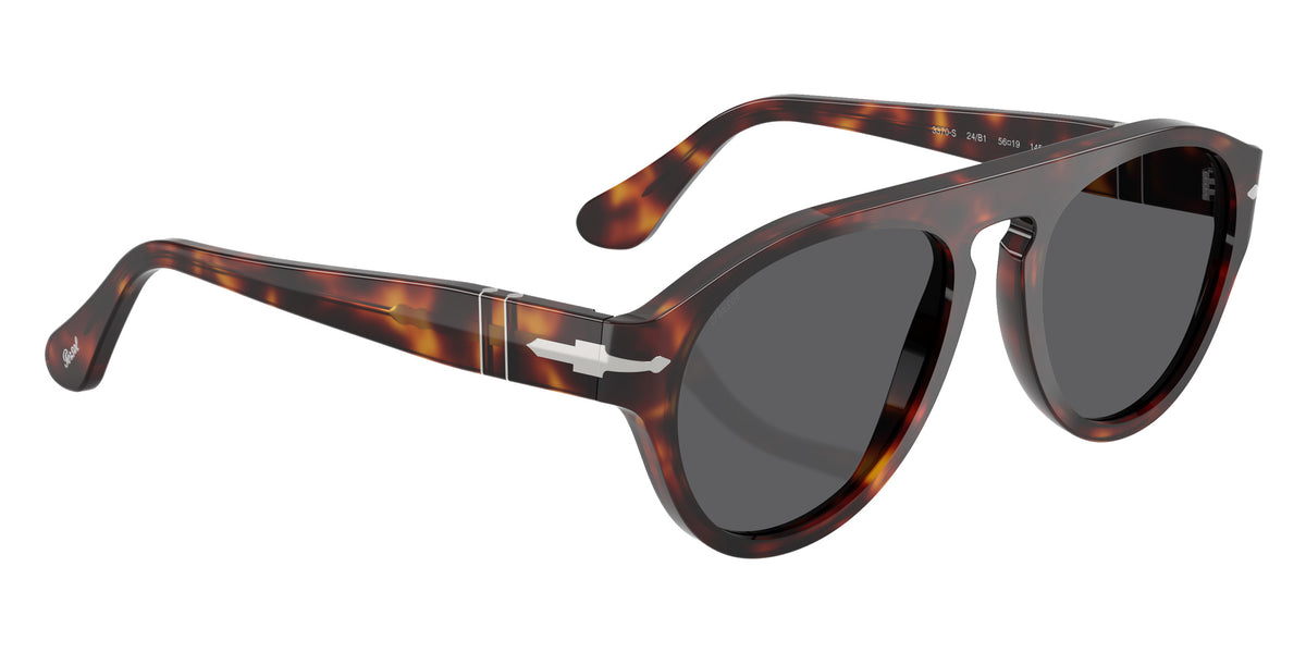 Persol® PO3370S Sunglasses PO3370S 24/B1 56 - Havana Dark Grey