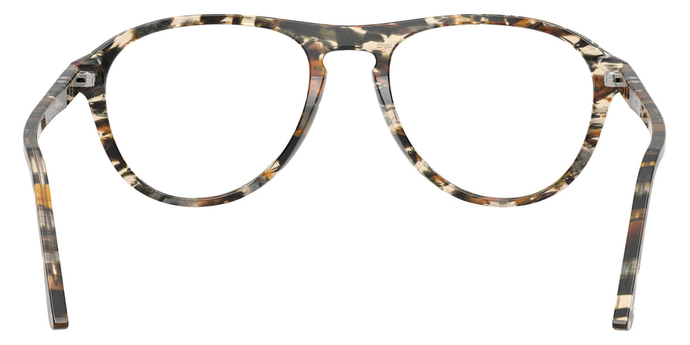 Persol® PO3371V Eyeglasses PO3371V 1221 55 - Lynn Amber Brown/Pirate Black