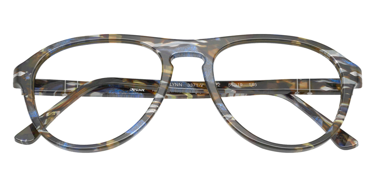 Persol® PO3371V Eyeglasses PO3371V 1222 55 - Lynn Frost Grey/Nautical Blue