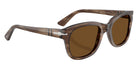 Persol® PO3372S Sunglasses PO3372S 120857 53 - Striped Brown Polar Brown