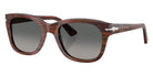 Persol® PO3372S Sunglasses PO3372S 122371 55 - Striped Burgundy Gradient Grey
