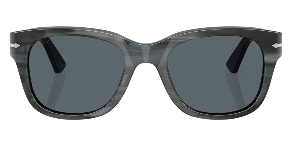 Persol® PO3372S Sunglasses PO3372S 1224R5 55 - Striped Grey Blue