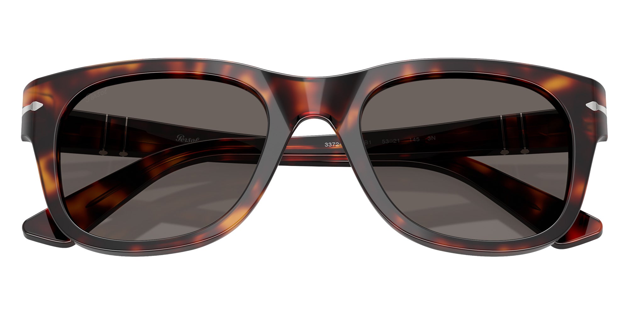Persol® PO3372S Sunglasses PO3372S 24/B1 55 - Havana Dark Grey