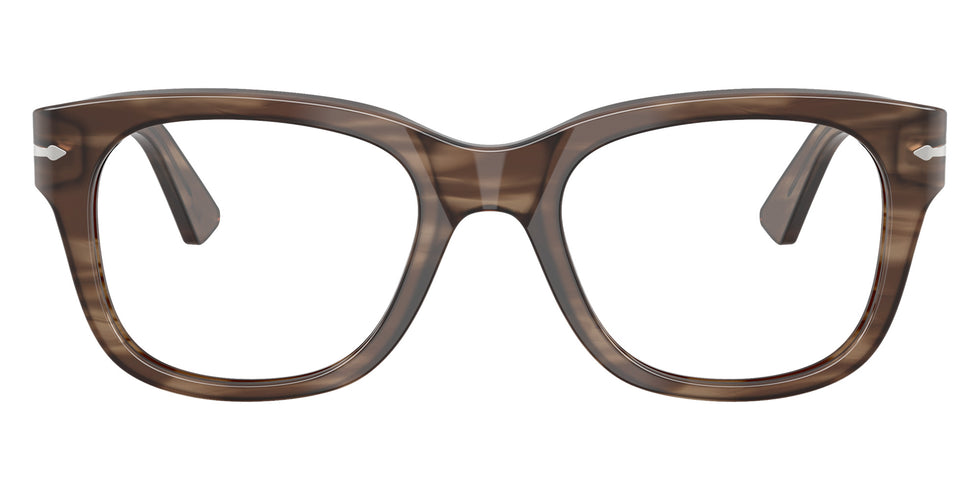 Persol® PO3372V Eyeglasses PO3372V 1208 51 - Striped Brown