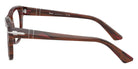 Persol® PO3372V Eyeglasses PO3372V 1223 51 - Striped Burgundy