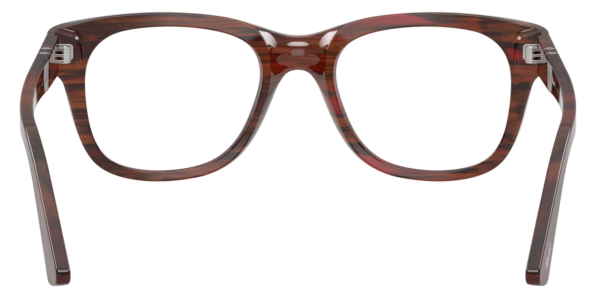 Persol® PO3372V Eyeglasses PO3372V 1223 51 - Striped Burgundy