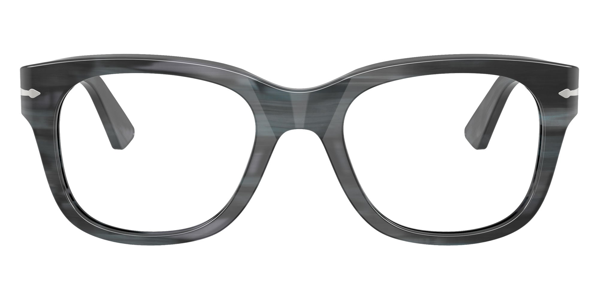 Persol® PO3372V Eyeglasses PO3372V 1224 53 - Striped Grey