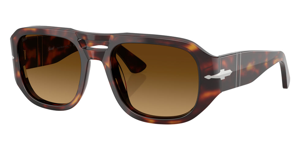 Persol® PO3373S Sunglasses PO3373S 24/85 56 - Vincent Havana Light Brown Gra