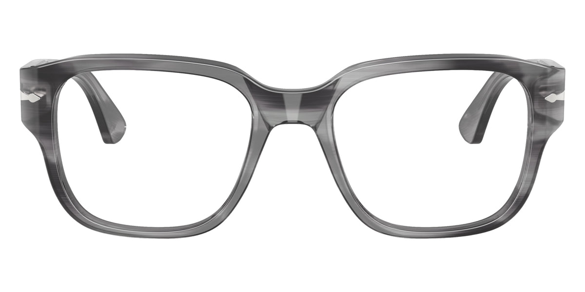 Persol® PO3374V Eyeglasses PO3374V 1192 53 - Striped Grey