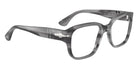 Persol® PO3374V Eyeglasses PO3374V 1192 53 - Striped Grey