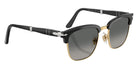 Persol® PO3375S Sunglasses PO3375S 122571 52 - Black Gradient Grey