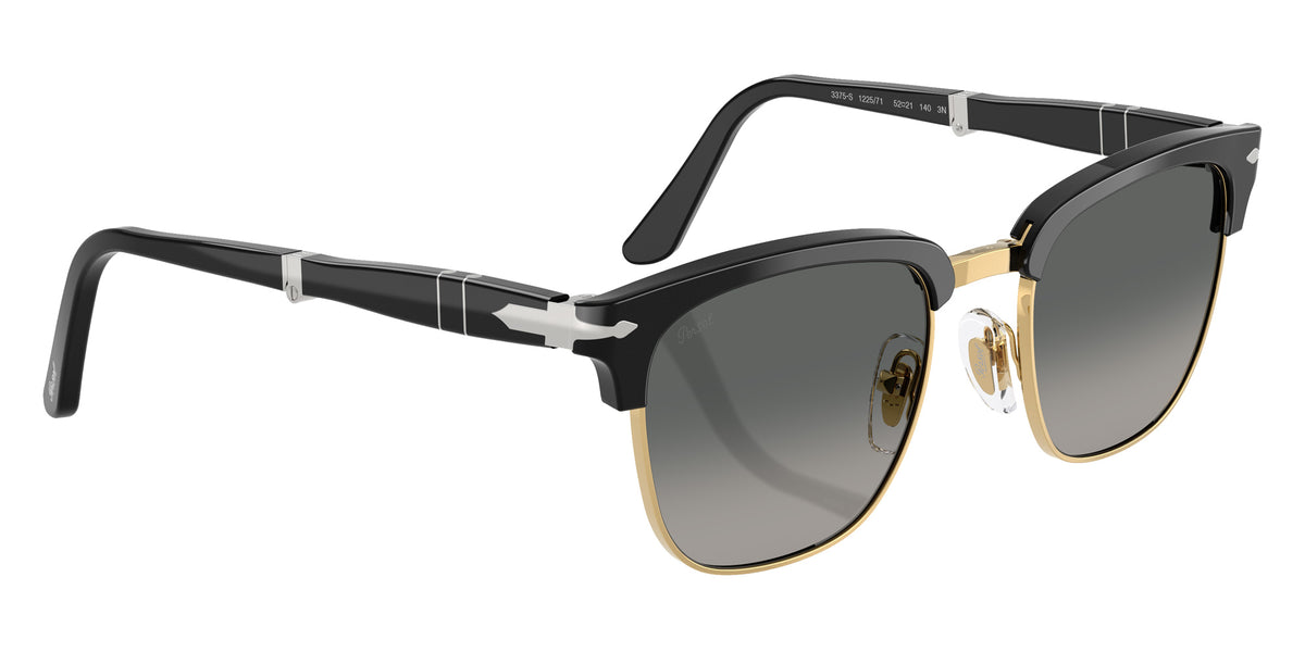 Persol® PO3375S Sunglasses PO3375S 122571 52 - Black Gradient Grey