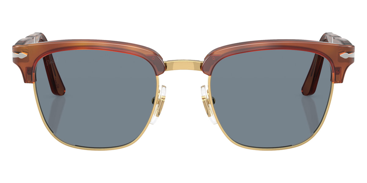 Persol® PO3375S Sunglasses PO3375S 96/56 52 - Terra Di Siena Light Blue