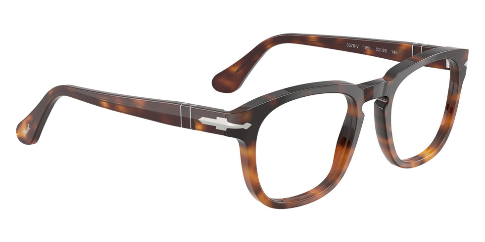Persol® PO3376V Eyeglasses PO3376V 1160 52 - Tortoise Dark Brown