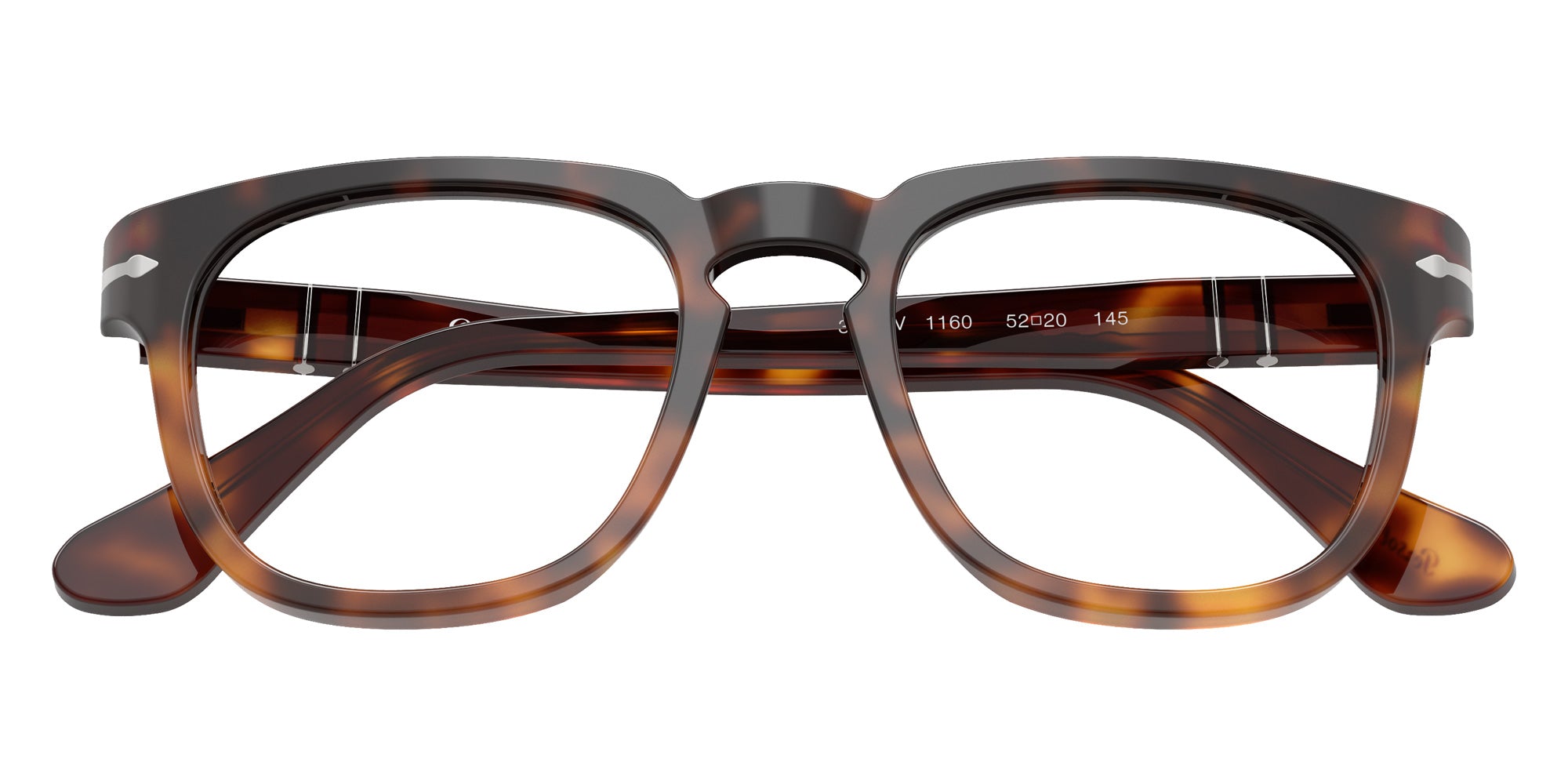 Persol® PO3376V Eyeglasses PO3376V 1160 52 - Tortoise Dark Brown