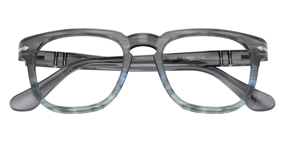 Persol® PO3376V Eyeglasses PO3376V 1205 52 - Striped Grey