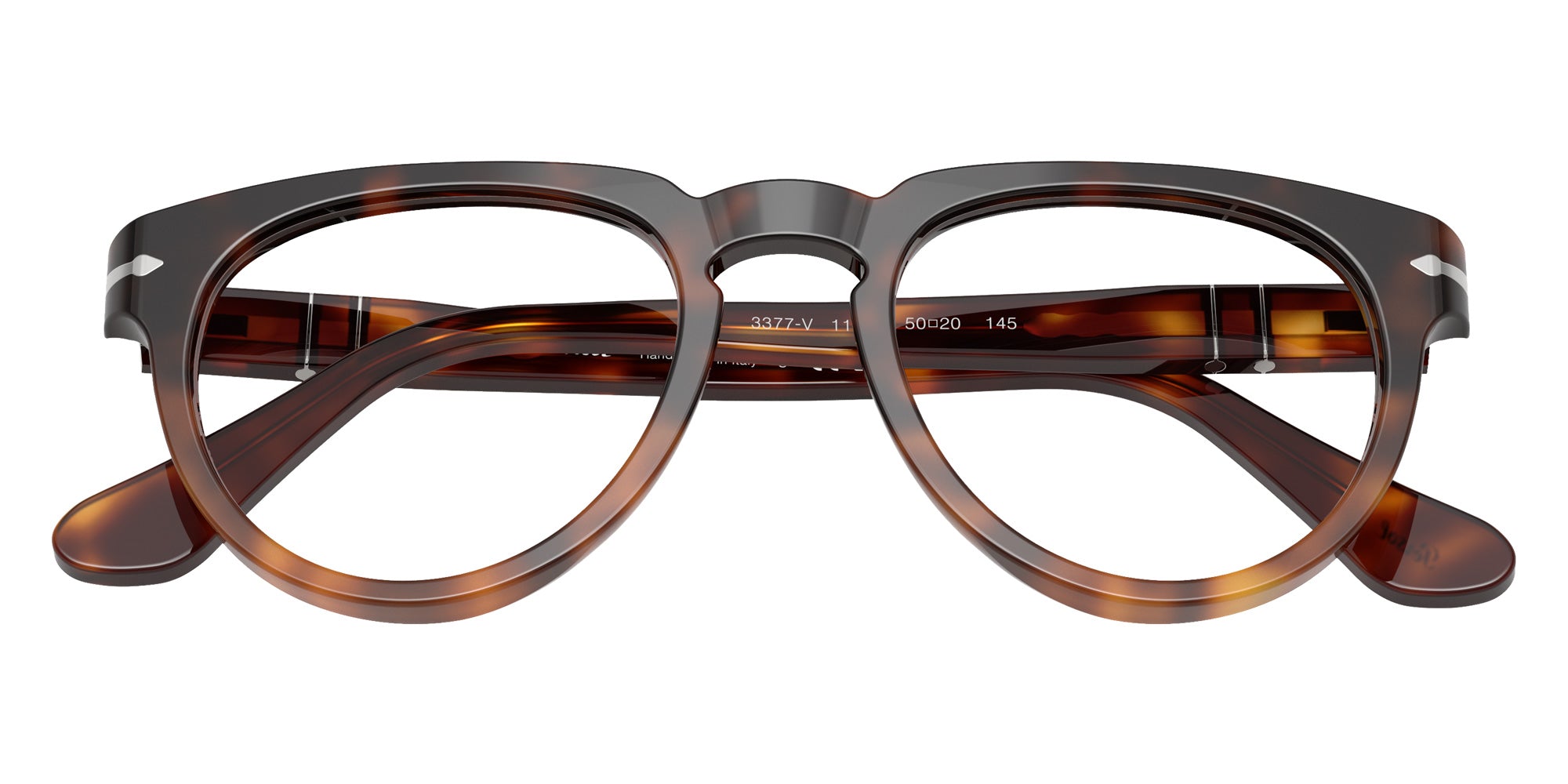 Persol® PO3377V Eyeglasses PO3377V 1160 50 - Tortoise Dark Brown