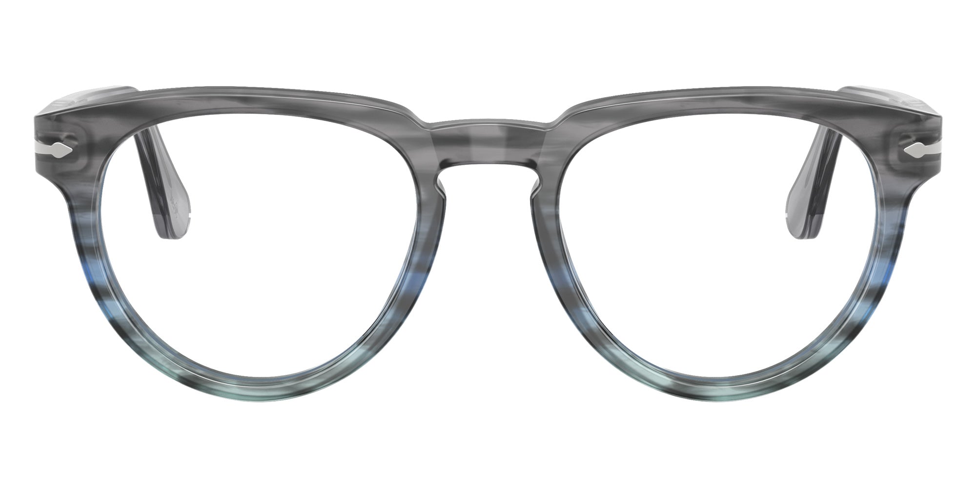 Persol® PO3377V Eyeglasses PO3377V 1205 52 - Striped Grey