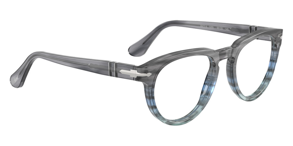 Persol® PO3377V Eyeglasses PO3377V 1205 52 - Striped Grey