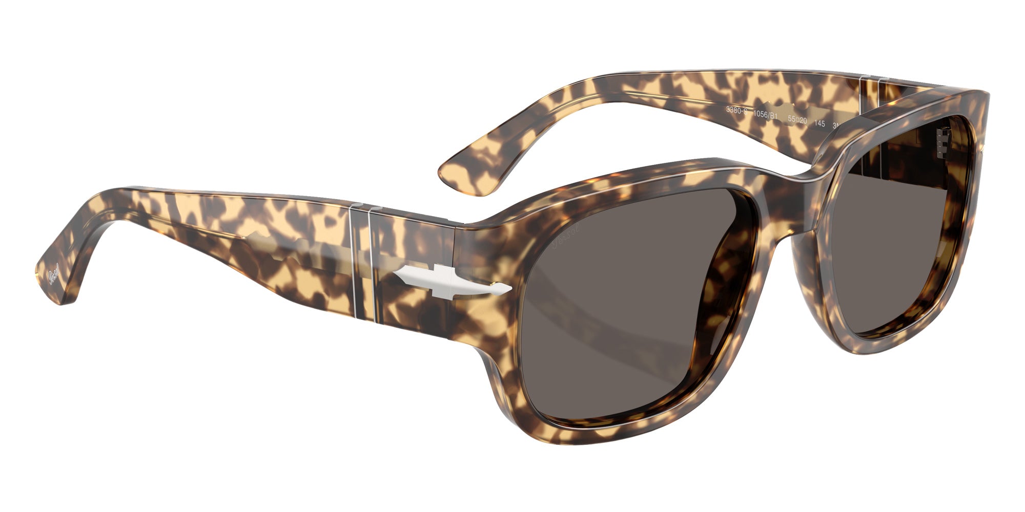 Persol® PO3380S Sunglasses PO3380S 1056B1 55 - Brown/Beige Tortoise Dark Grey