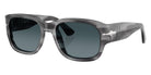 Persol® PO3380S Sunglasses PO3380S 1192S3 55 - Striped Grey Light Blue Gradie
