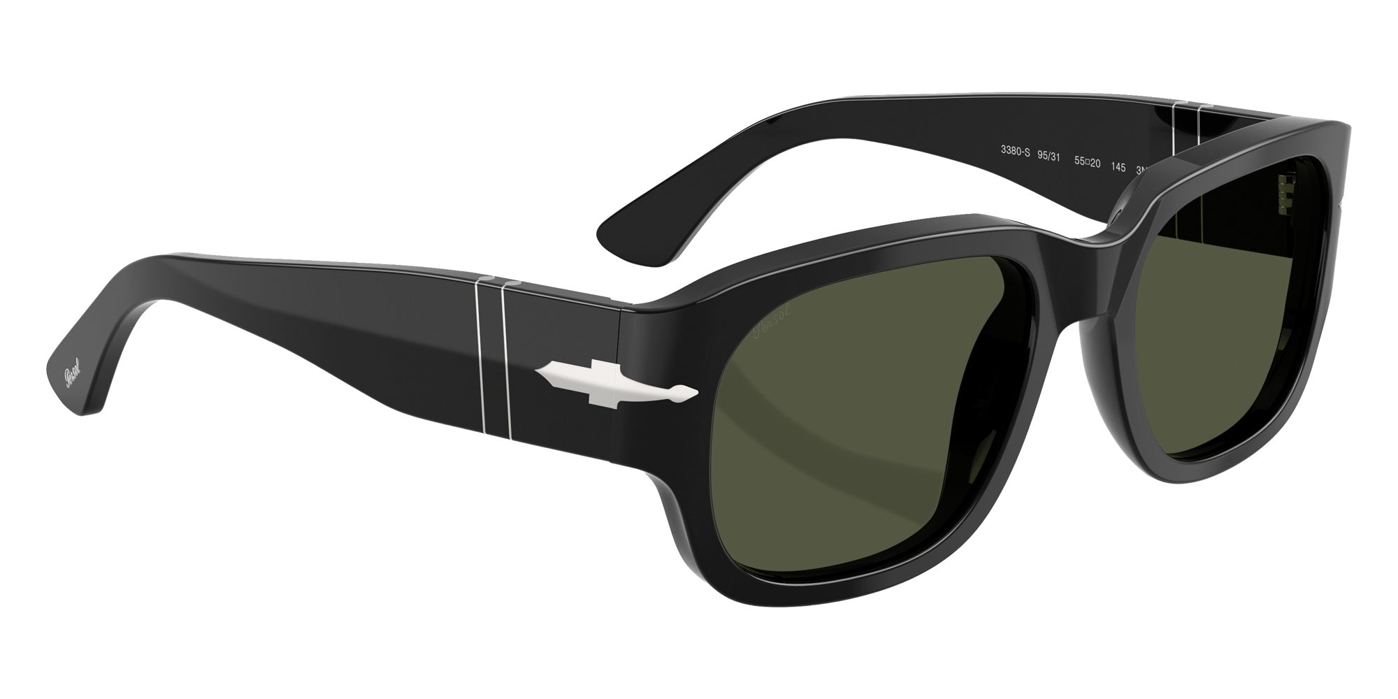 Persol® PO3380S Sunglasses PO3380S 95/31 55 - Black Green