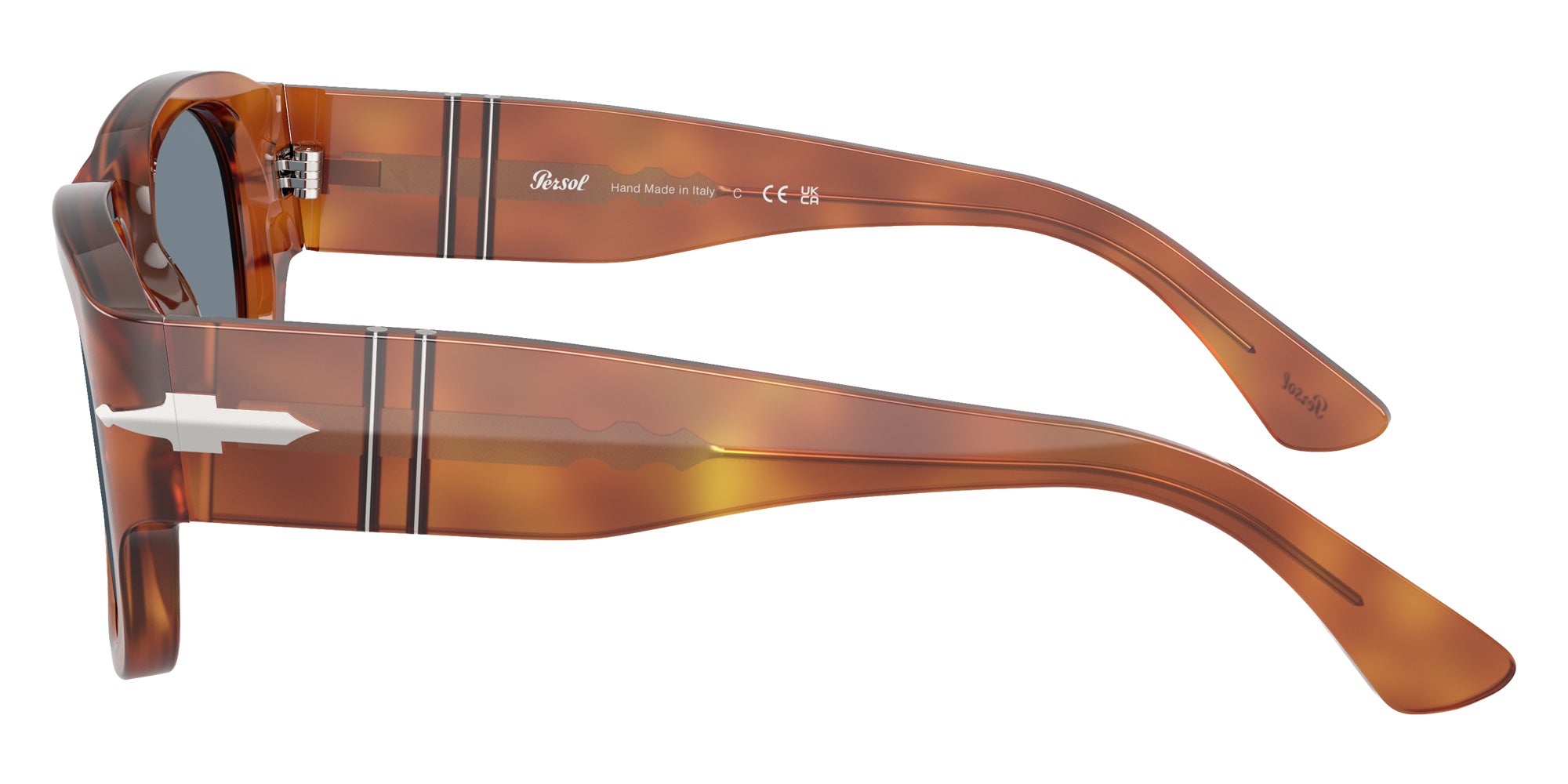 Persol® PO3380S Sunglasses PO3380S 96/56 55 - Terra Di Siena Light Blue