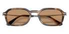 Persol® PO3381S Sunglasses PO3381S 123653 54 - Striped Black And Greish Brown