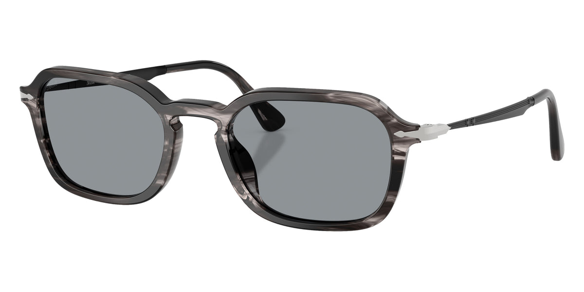 Persol® PO3381S Sunglasses PO3381S 1238R5 54 - Striped Black And Grey Blue