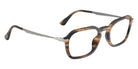 Persol® PO3381V Eyeglasses PO3381V 1236 54 - Striped Black And Greish Brown