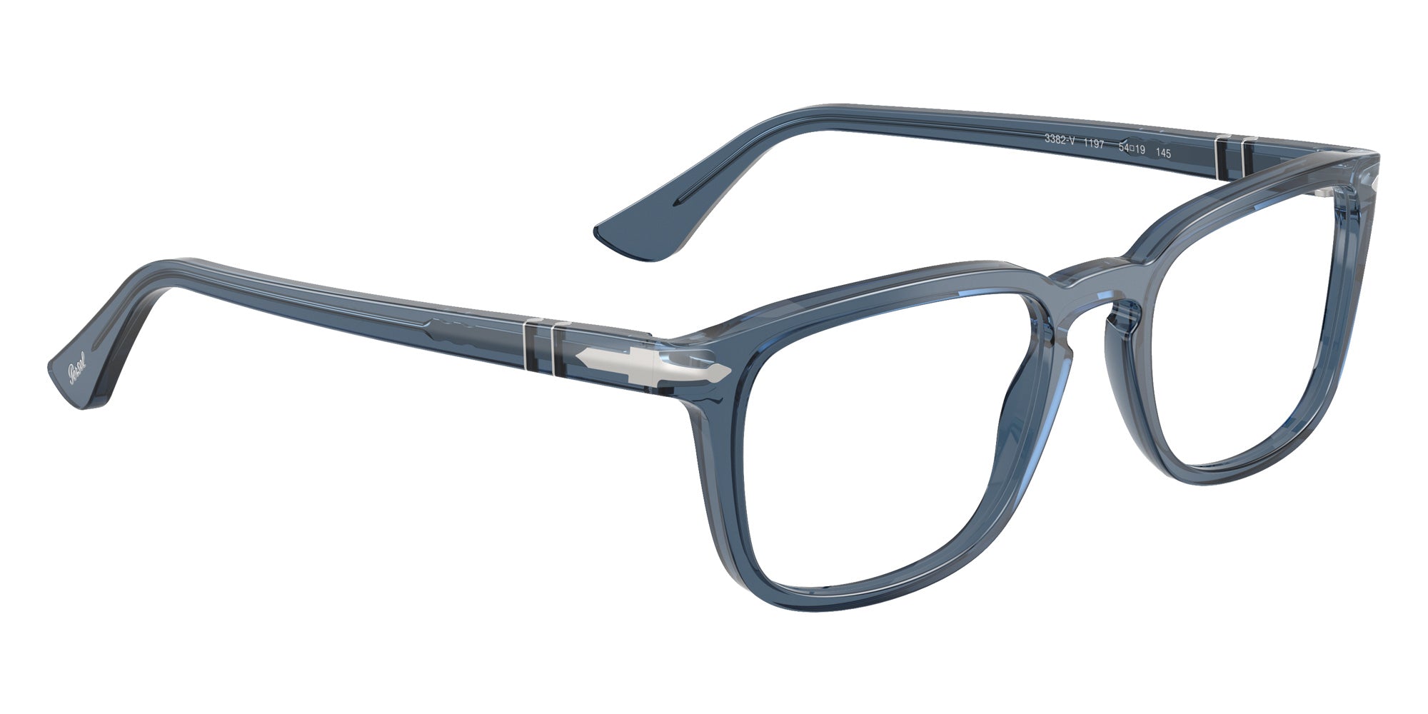 Persol® PO3382V Eyeglasses PO3382V 1197 54 - Transparent Denim Blue