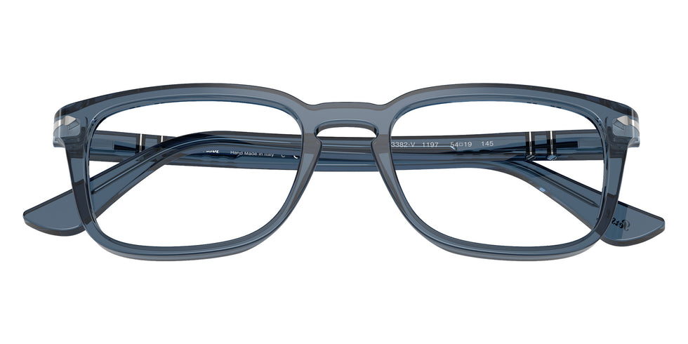 Persol® PO3382V Eyeglasses PO3382V 1197 54 - Transparent Denim Blue