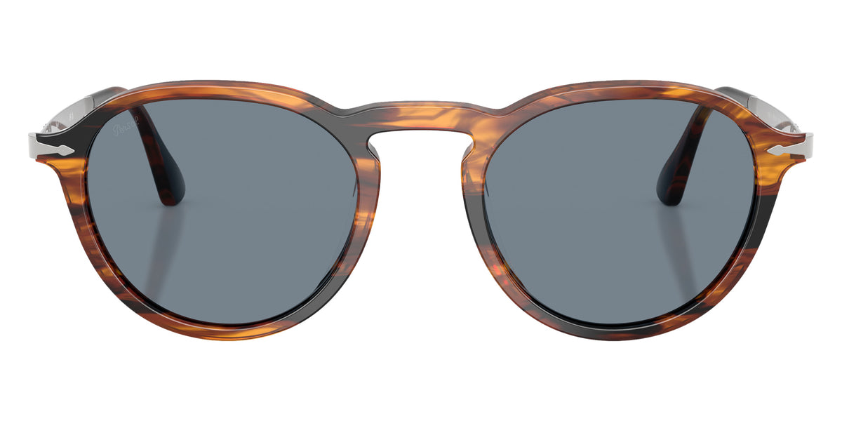 Persol® PO3383S Sunglasses PO3383S 123556 54 - Striped Black And Brown Light