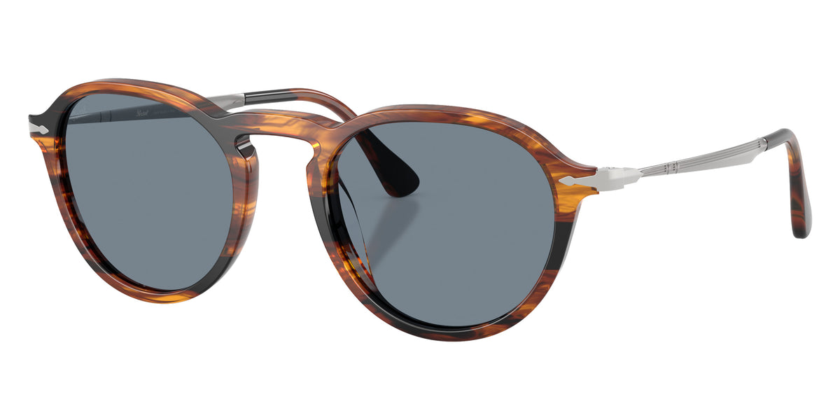 Persol® PO3383S Sunglasses PO3383S 123556 54 - Striped Black And Brown Light