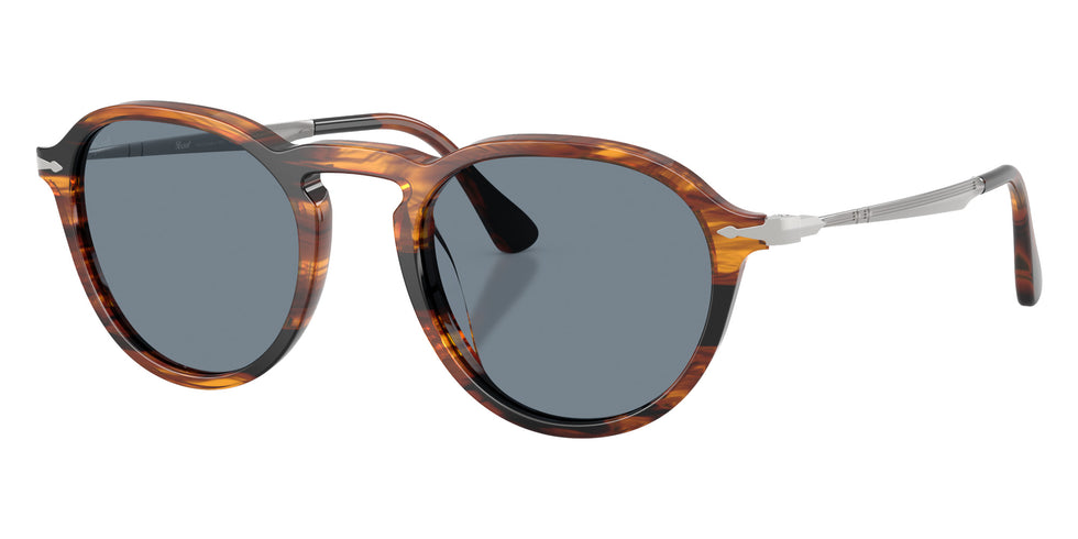 Persol® PO3383S Sunglasses PO3383S 123556 54 - Striped Black And Brown Light