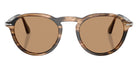 Persol® PO3383S Sunglasses PO3383S 123653 54 - Striped Black And Greish Brown